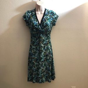 Blue flowers dress